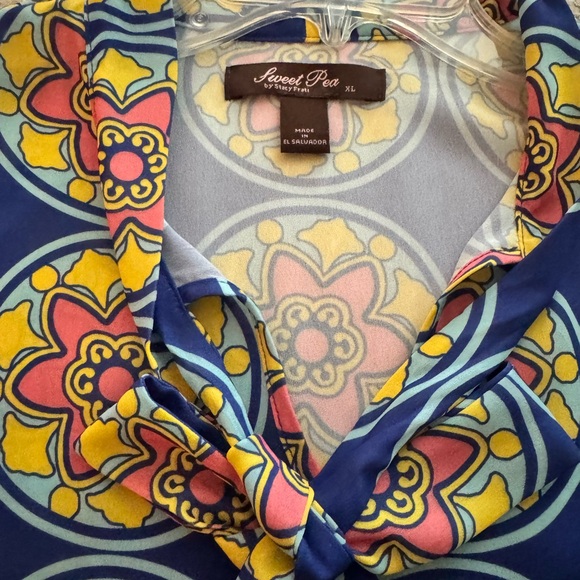 Sweet Pea Multicolor Floral Blouse - Picture 1 of 2
